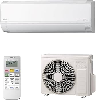 日立白くまくん約6畳用　スマホ連携機能凍結洗浄機能付き2021年製 Amazon | 日立 清潔 エアコン 6畳 2.2kW RAS-D22R(W)/SET 白く